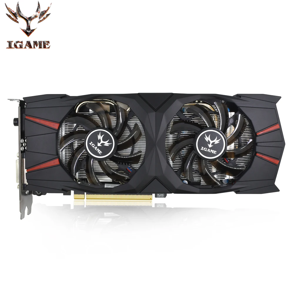 

Colorful NVIDIA GeForce iGame GTX 1060 Video Graphics Card GPU 3GB GDDR5 1506MHz 3G/192Bit PCI-E 3.0 3*DP+HDMI+DVI 2 Fans