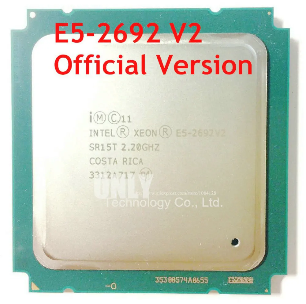 E5-2692V2 Intel Xeon E5 2692V2 2,1 ГГц 12-жильная 30 Мб smartcache E5 2692 V2 FCLGA2011 95W 1 год ордер официальная версия