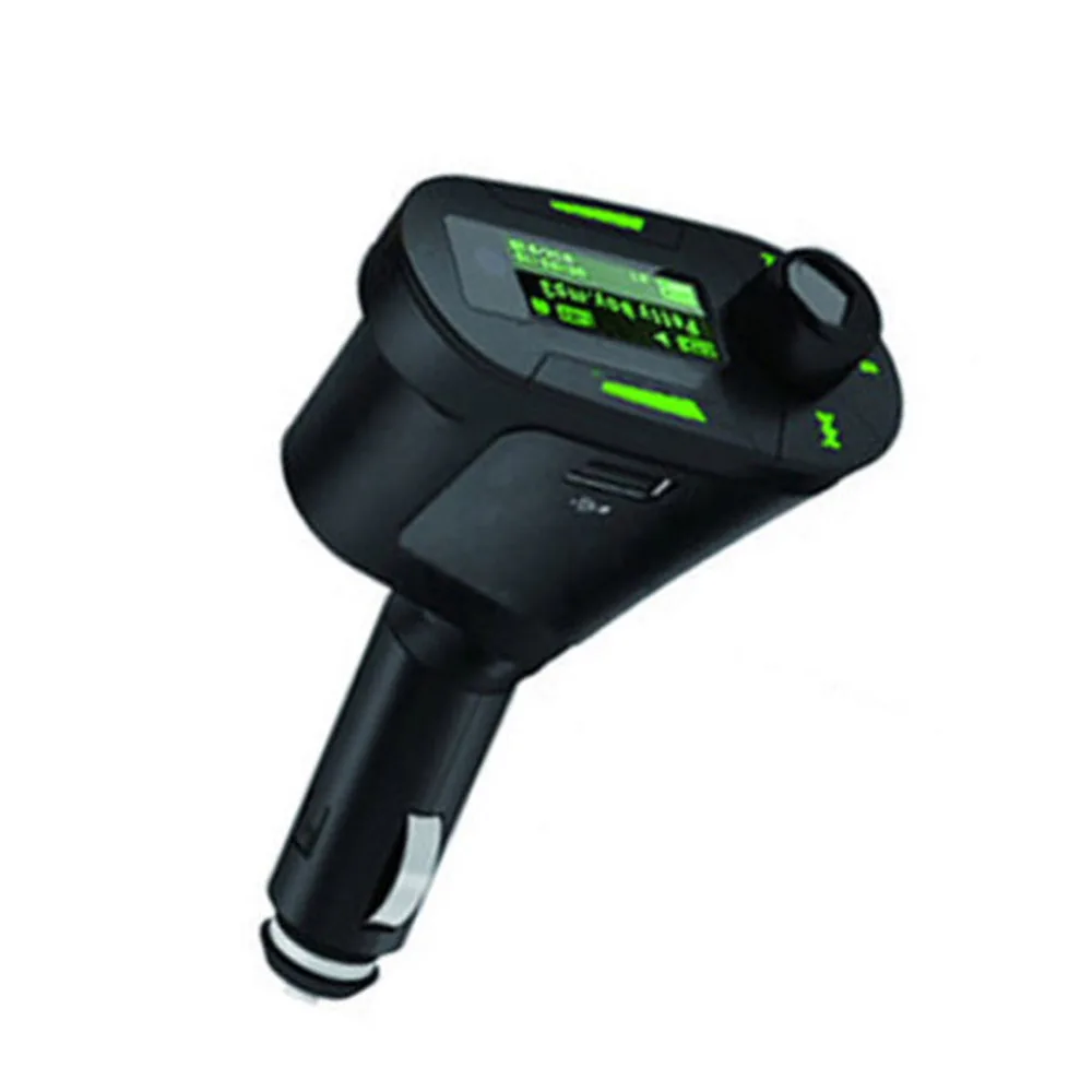 Автомобильный MP3 плеер беспроводная гарнитура FM трансмиттер адаптер радио USB SD MMC