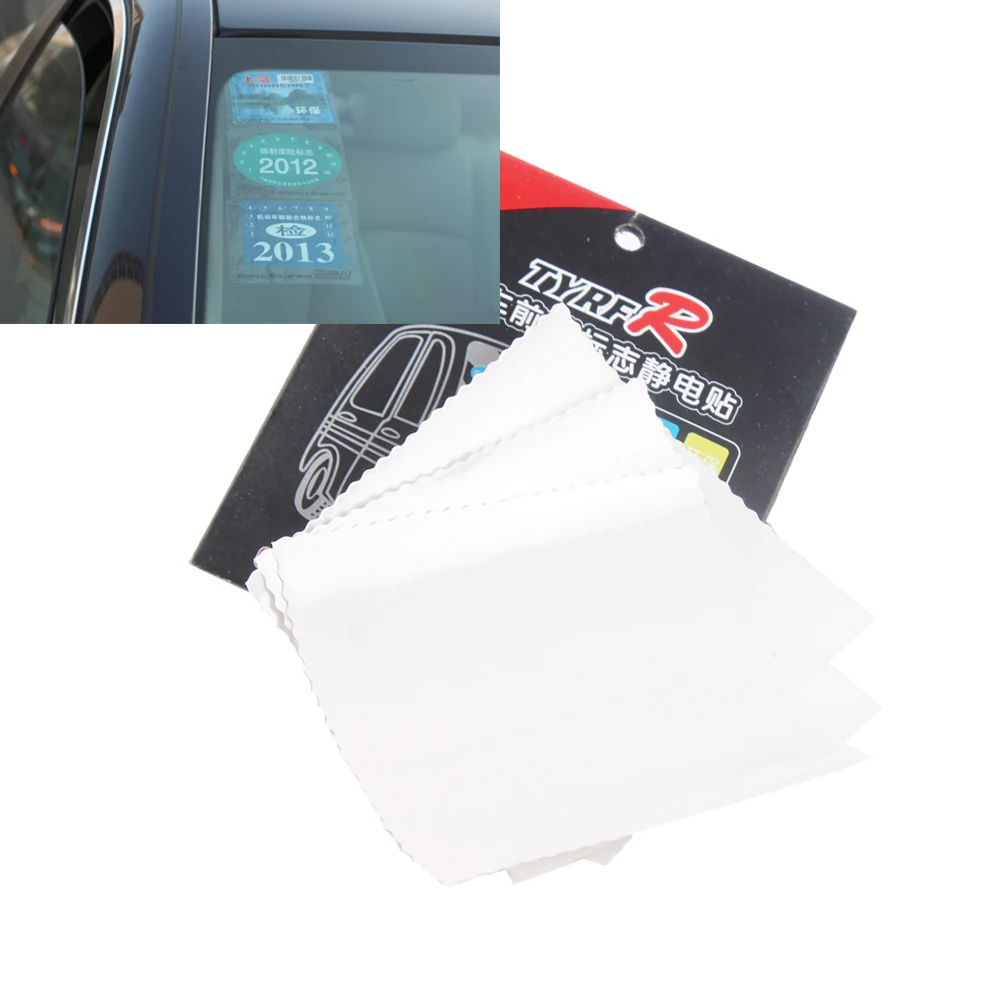 3pcs/lot 9.2*9.2cm Car Windshield Car Stickers & Decals Static For