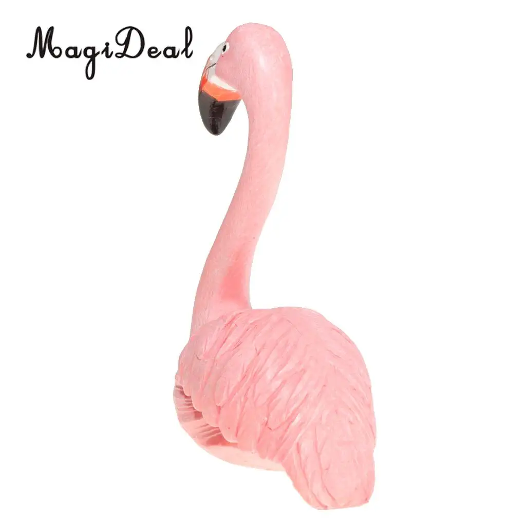 Chic Flamingo Ormament Figurines Sculpture Wedding Decor Home Decoration 8 Styles 8-15cm, Pink