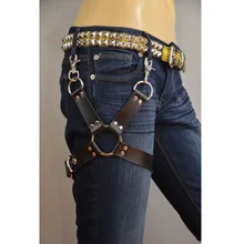 Ремень ремни подтяжки Rave пастельные готические бандажи анти frottement jantiyer сексуальные Fantasia Seks БДСМ бондаж Arnes Mujer панк