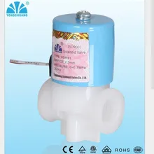 Закрытые и открытые AC 220 В G1/" 2,5 мм Пластик прямой привод вода RO машина водяной электромагнитный клапан