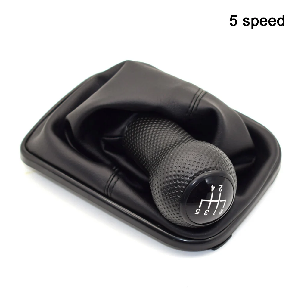 Hot 23mm For Golf 4 IV MK4 GTI R32 Bora Jetta 5/6 Speed Black Frame Gear Shift Knob Lever Gaiter Boot 1999-2004 - Название цвета: Black