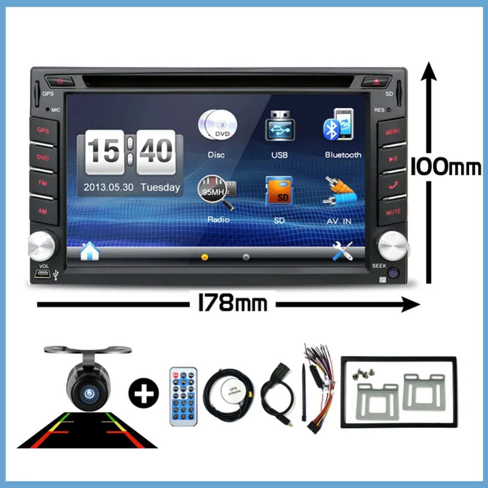 Car Multimedia cassette player tape recorder 2 din radio Car DVD GPS