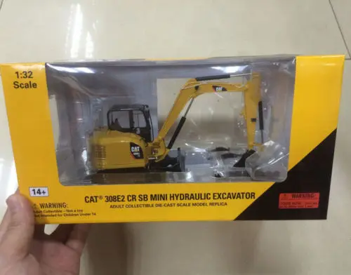 CAT CATERPILLAR 308E2 CR SB MINI HYDRAULIC EXCAVATOR W/ TOOLS 1/32 NORSCOT 55239