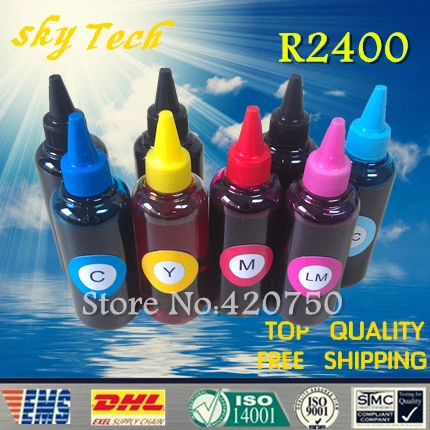 

Dye refill ink suit for Epson T0591 to T0599 series ,8 colors ink , replacement ink suit for Epson Stylus Photo R2400