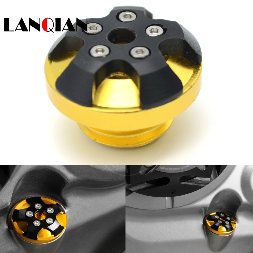 

For Yamaha YZF-R1 YZF-R1M YZF-R1S YZF-R3 ABS YZF-R6 Motorcycle m20*2.5 magnetic engine oil filler Bike Engine Oil Cap cover