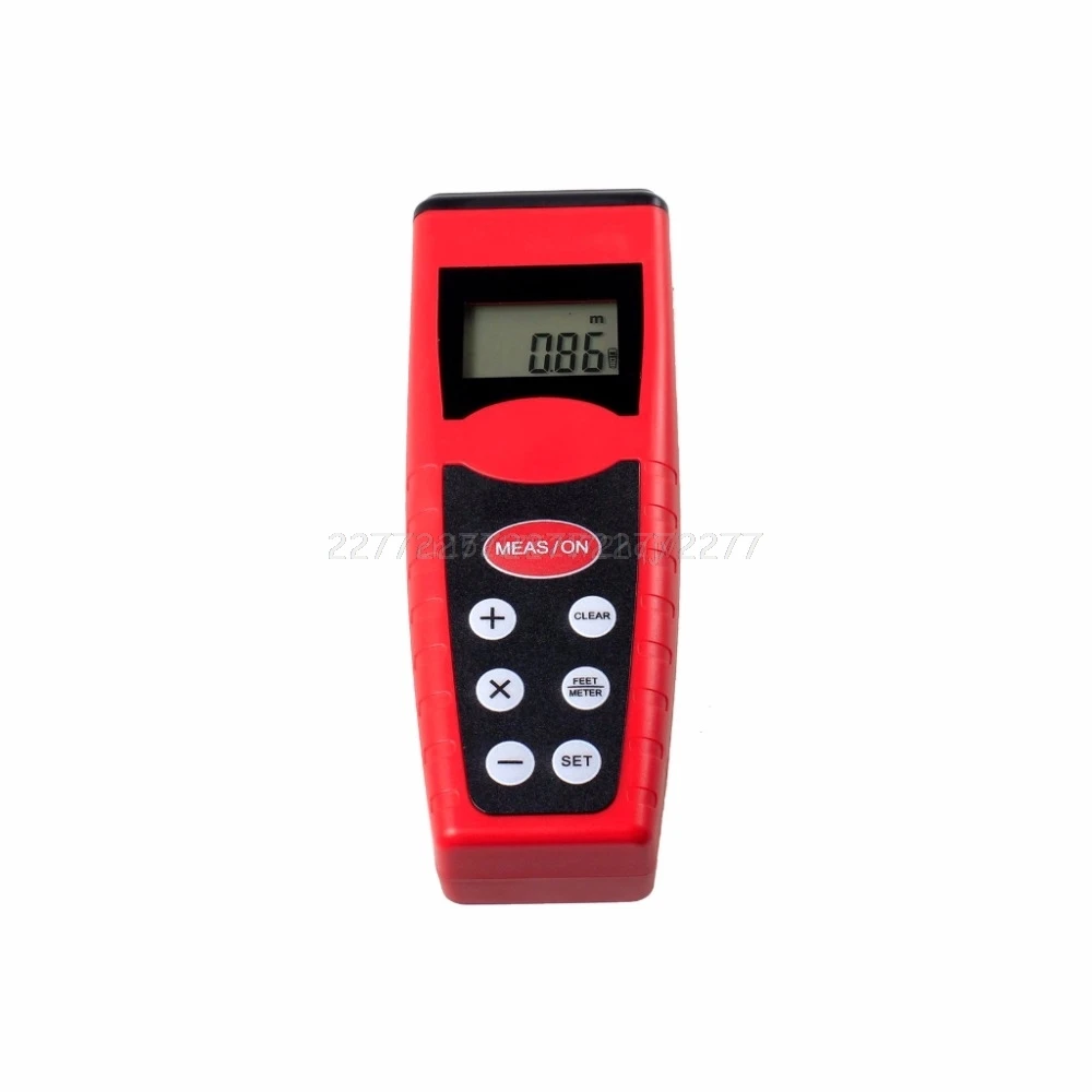 

CP3000 60ft/18m Ultrasonic Rangefinder Distance Meter Area Measurement Wireless LCD Display Handheld Diastimeter Red Infrared IR