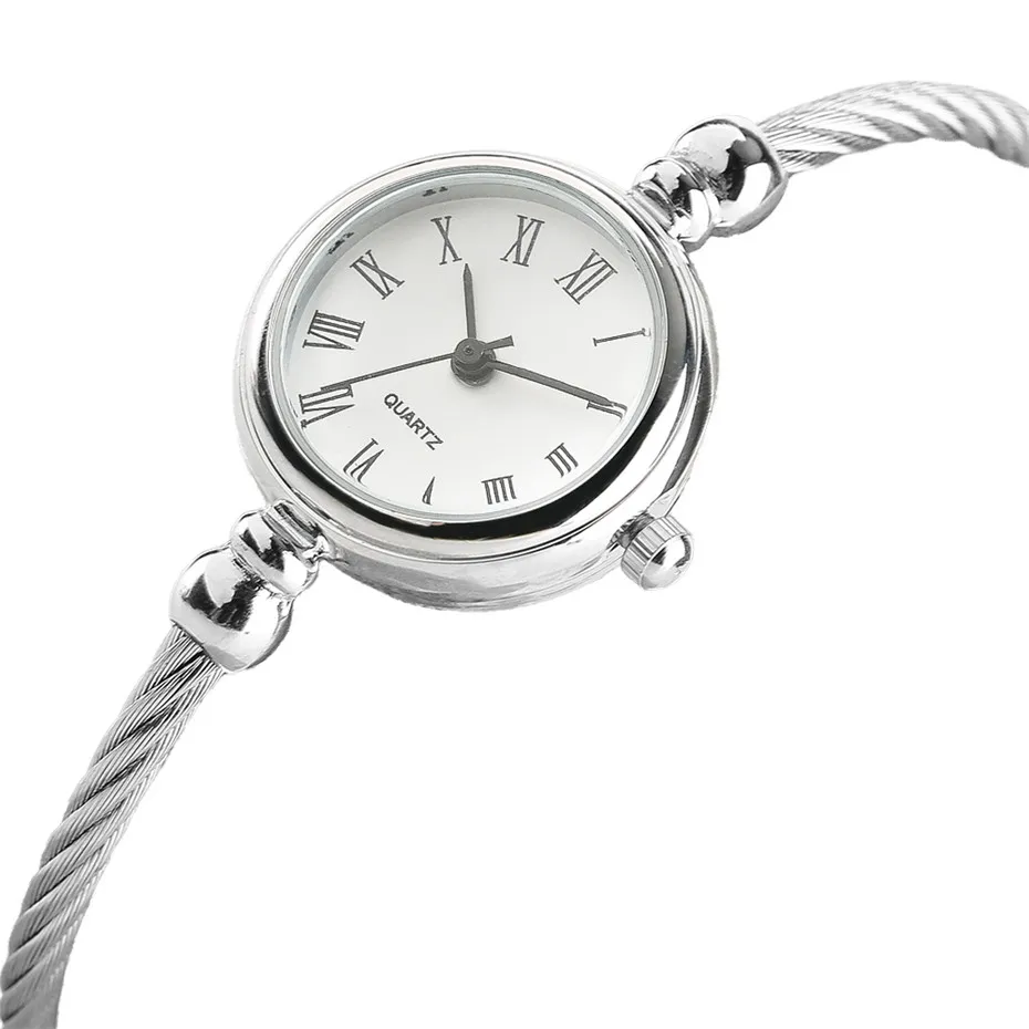 Black white dial women's bracelet watches17