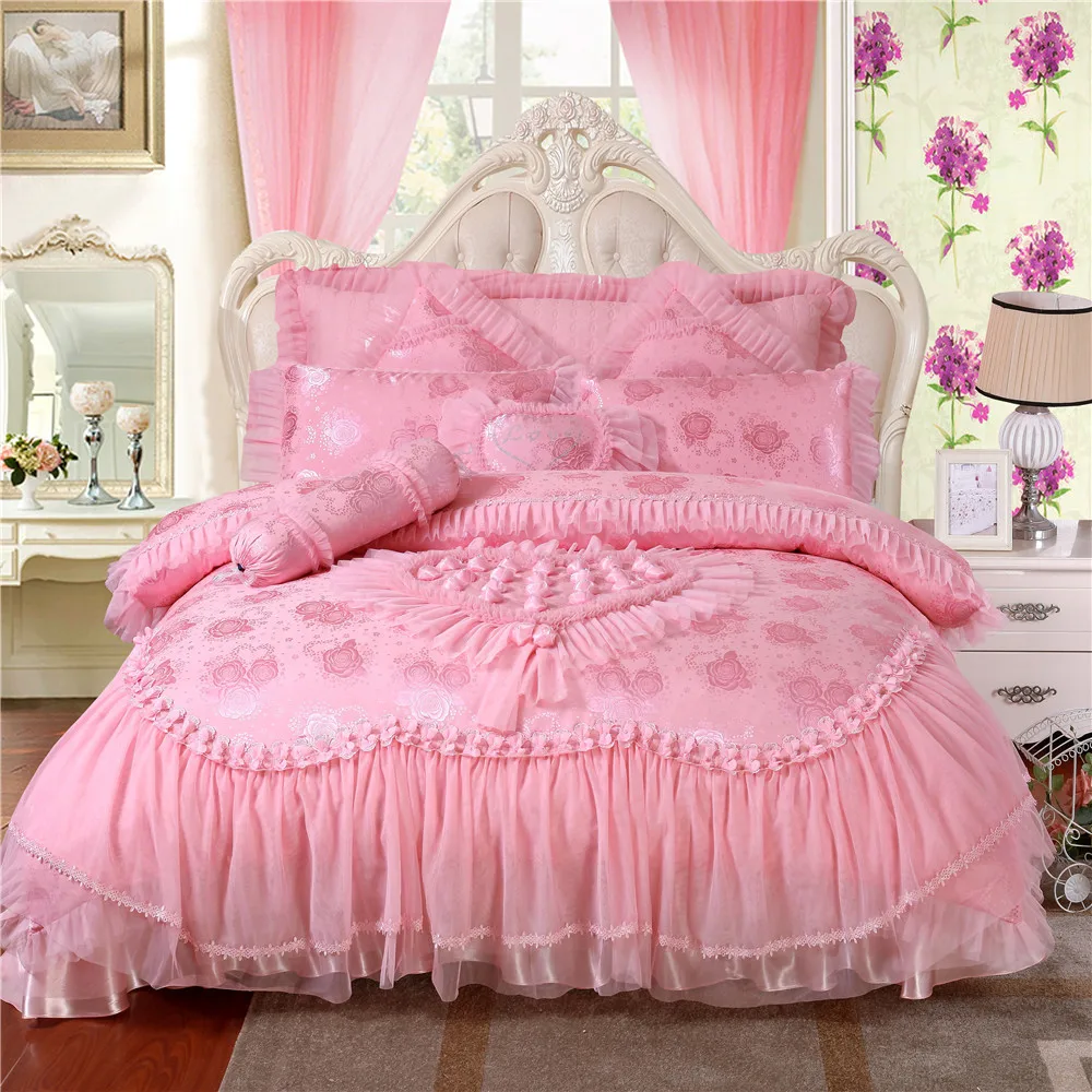Online kopen wholesale roze satijnen dekbed koning uit china roze ... Zijde katoen sprei