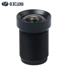 4 35MM Lens 1 2 3 Inch with Dust Ring 10MP IR 72D HFOV NON Distortion