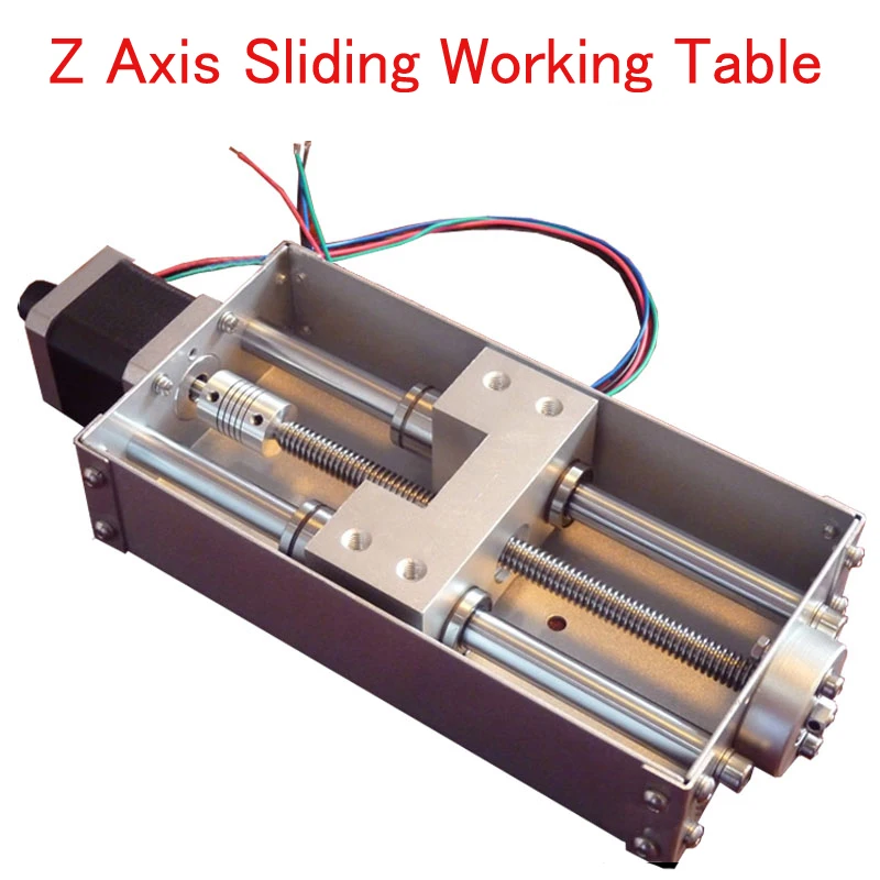 

Z Axis Sliding Working Table 140mm Stroke CNC Z Axis for CNC Engraving Machine Kit