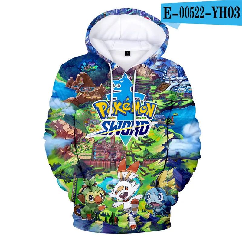Cartoon Hoodie Pokemon Sweatshirt Hooded Tracksuit Game Streetwear Causal Game Clothings Children Clothing Popular Clothes Kids Cartoon Hoodie Pokemon Sweatshirt Hooded Tracksuit Game Streetwear Causal Game Clothings Children Clothing Popular Clothes Kids