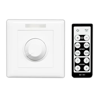 

BC-320-CC Knob style Constant Current PWM LED Dimmer 350mA/700mA Single Channel Wall Dimmer Switch Controller For Led Light