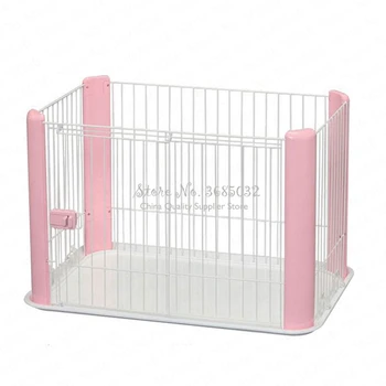 

Japanese Style Dog Cage Indoor Dog Fence Detachable Small Cute Pet Cat Cages Easy To Install Dog Kennel