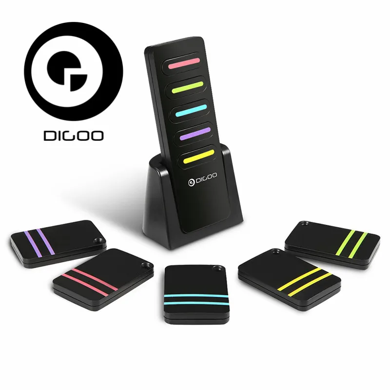 

Digoo DG-KF15 KF15 Pet Dog 5 in 1 Wireless 433Mhz Anti-Lost Remote Control Smart Tracker Key Finder Purse Tracer Locator Alarm