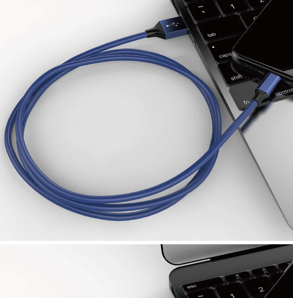 NOHON USB Cable Charging Cable For iPhone X XS MAX XR 8 7 5s 6 6S Plus For ipad Mini 1 2 3 4 TPE Data Sync Lighting Charger Line (15)