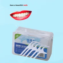 50 шт. Высококачественная зубная нить межзубная Щетка Очиститель зуб флосстик зубная нить Уход за полостью рта для поддержания гигиены зубов отбеливание