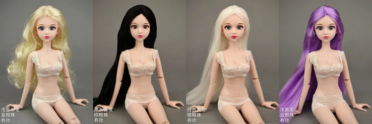 3D реальные глаза Обнаженная 1/4 BJD кукла Синьи/45 см Оригинальная кукла тела с двойным коленом локтевого сустава/для косплея DIY куклы игрушки