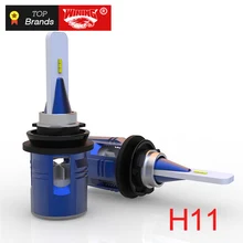 WINING H11 Car LED Headlights H4 Hi/lo H7 H11 9006 9005 HB3 HB4 H1 H13 880 881 High Power Canbus White 6000K Bulbs Replace Lamp