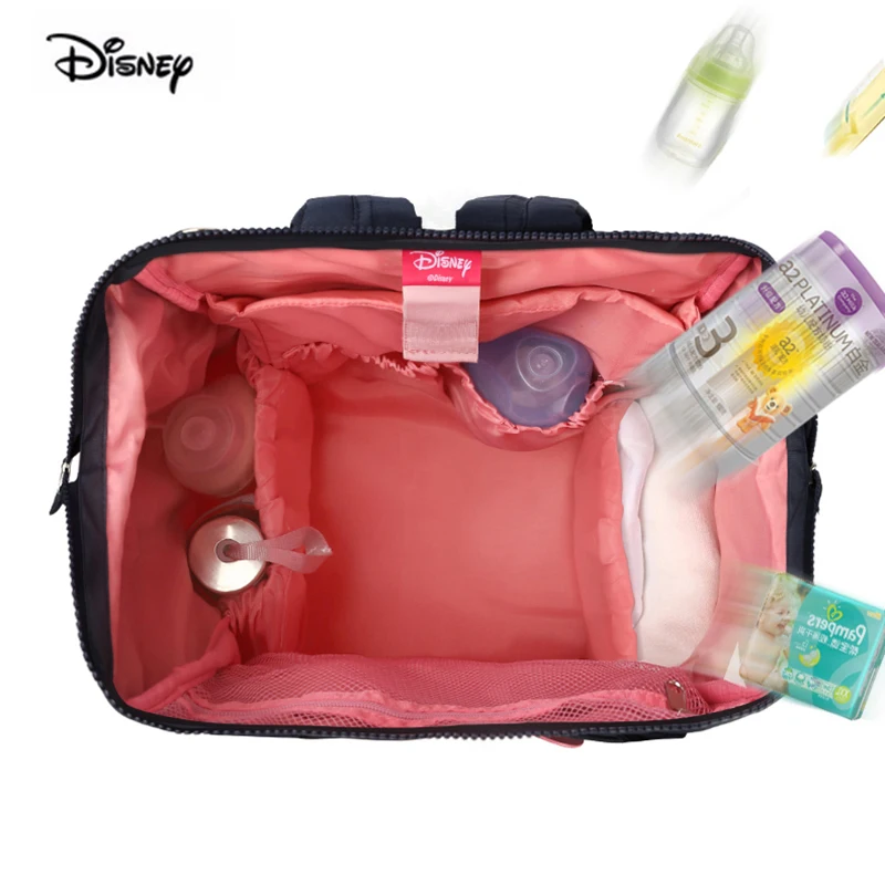 Модная сумка для мамы Disney 2019 с Минни вместительный изоляционный розовый рюкзак