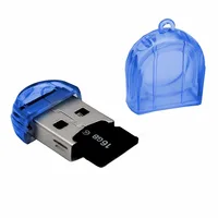 nano memory MINI USB 2.0 TF Nano Micro SD SDHC SDXC Memory Card Reader Writer USB Flash Drive Memory Card Readers Random Color (2)