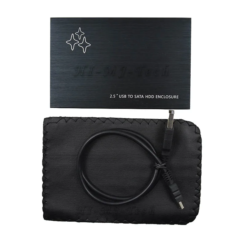 

2016New Container For Hard Disk SATA to USB 2.0 2.5 External Hard Driver 1TB 500GB SSD HDD Case Enclosure Box Optibay Adapter