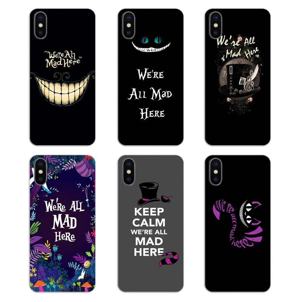 Для samsung Galaxy Note 8 9 S9 S10 A8 A9 Star Lite Plus A6S A9S мы all mad here и Алиса в стране чудес