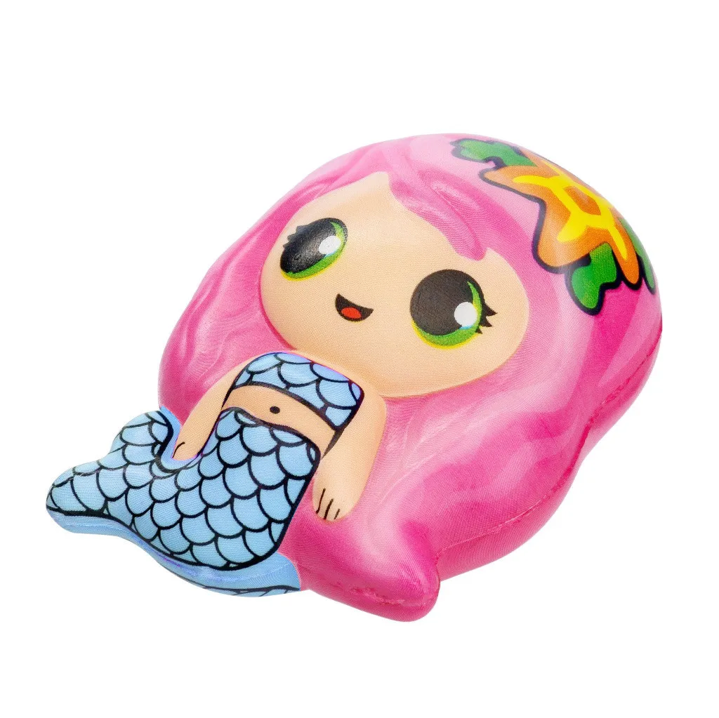 Антистрессовая мягкая игрушка-давилка Kawaii Mermaid медленно поднимающийся крем коллекция Сжимаемый ароматизированный снятие стресса детские подарки P