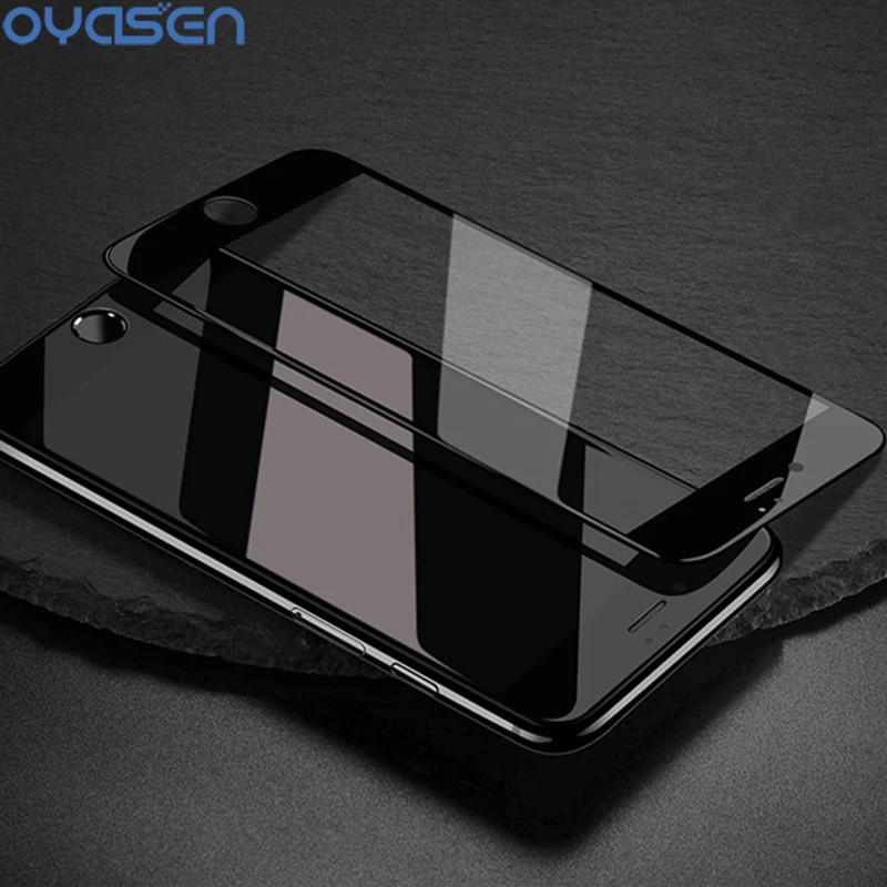 4D полное покрытие Экран протектор для iPhone 7 8 плюс холодной Вырезка изогнутые