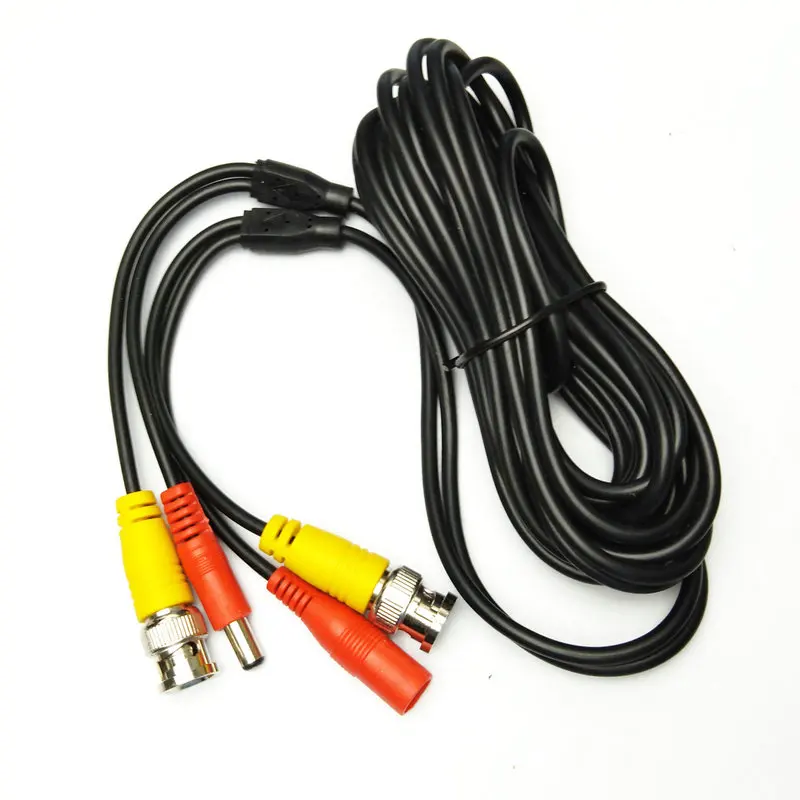 BNC-Cable-5M-10M-15M-20M-30M-40M-50M-Optional-CCTV-Video-Output-DC-Plug-Extension