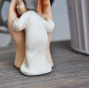 

silicone cute christian church little girl hand cake decoration handmade soap candle aroma stone mold
