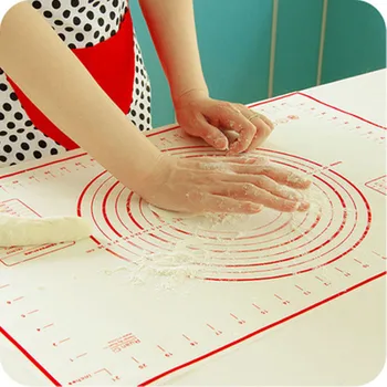 

Non Stick Silicone Baking Mat Pizza Dough Maker Pastry Kitchen Gadgets Cooking Tools Utensils Bakeware Kneading Accessories