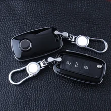 Краска ключи Чехол держатель кольцо цепи ABS+ сплав для Skoda Octavia 1 2 3 A5 A7 Kodiaq Быстрое Fabia Superb Yeti