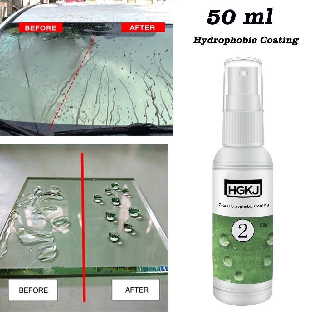 

50ML Hydrophobic Coating Technology Waterproof Rainproof Oil Glass Car Oxidation Liquid Ceramic car coating Anti-corrosion