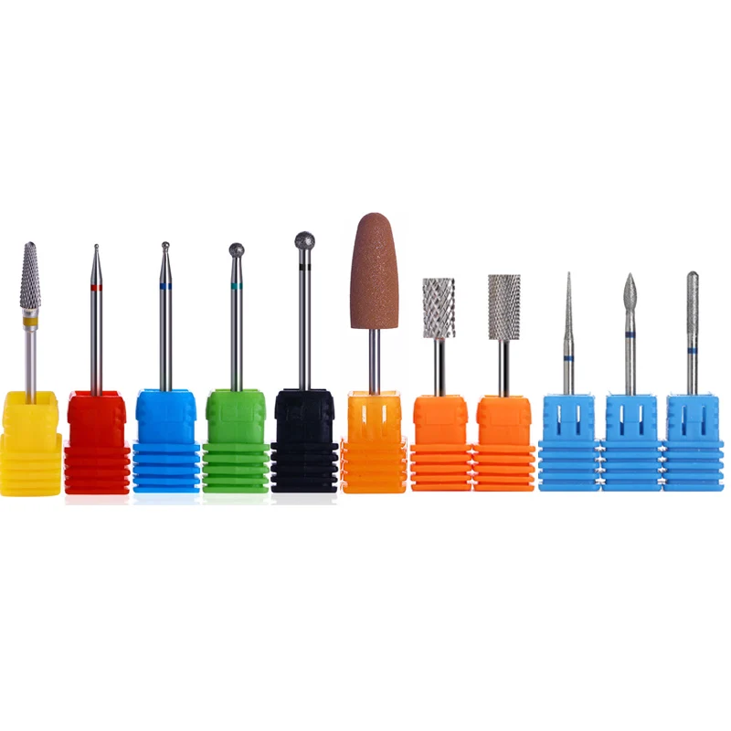 

Electric Nail Drill Bit Cutter File Grinding Buffer Machine Polisher Accessories Silicone Nail art Tool Remove for Gel Polish