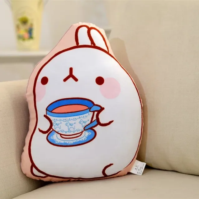 Best Offers Super Cute 1Pc 30cm korea Moive molang rabbit plush toy potato rabbit stuffed pillow fat rabbit doll pillow cushion Kids Gift