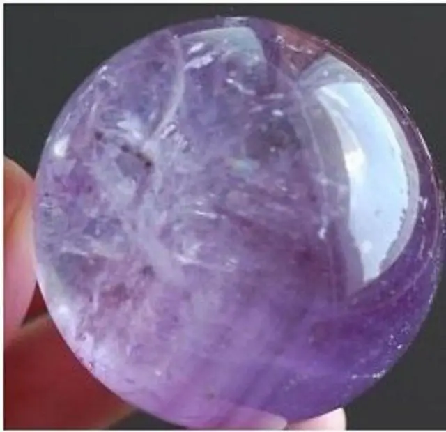 

Beautiful natural amethyst crystal ball 40 mm + Stand