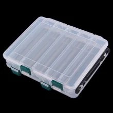 12 Compartment Double Sided Fishing Lures Tackle Hooks Baits Case Storage Box In Stock