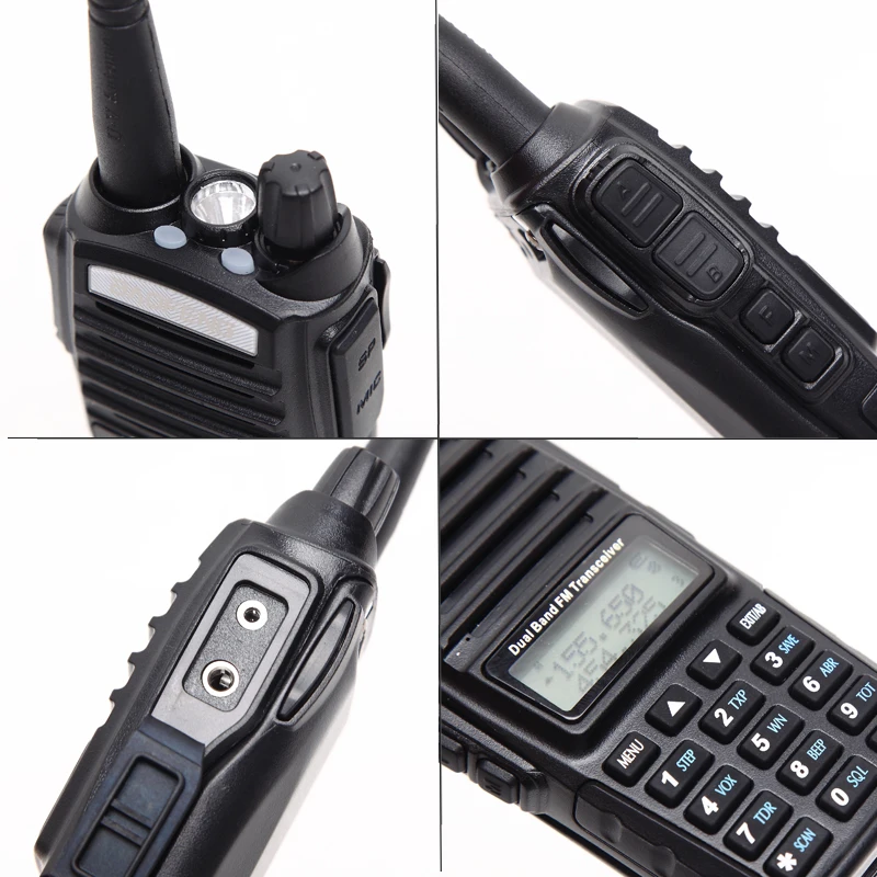 Baofeng UV-82 плюс 8 Вт Мощность ful Walkie Talkie Высокая Мощность 8 Вт Портативный радио двухдиапазонный VHF/UHF 10 км long range двухстороннее CB радио