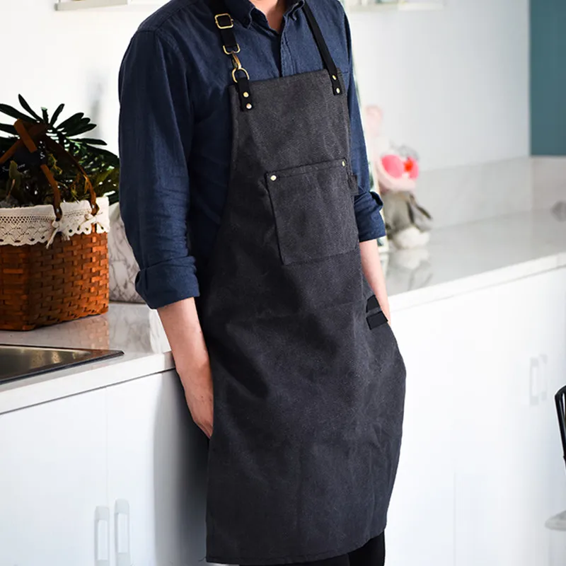 Cena Myte fartuch płócienny Barista barman Baker szef kuchni z wyżywieniem we własnym zakresie jednolite kwiaciarnia Carpenter tatuaż artysta malarz ogrodnik odzież robocza