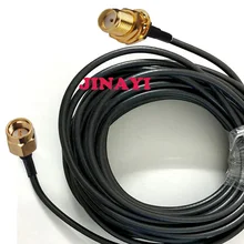 SMA Female Jack to SMA Male Plug RG58 Coaxial Pigtail WIFI Low Loss cable 15/50cm 1m 2m 3m 5m 10m 15m 20m 30m