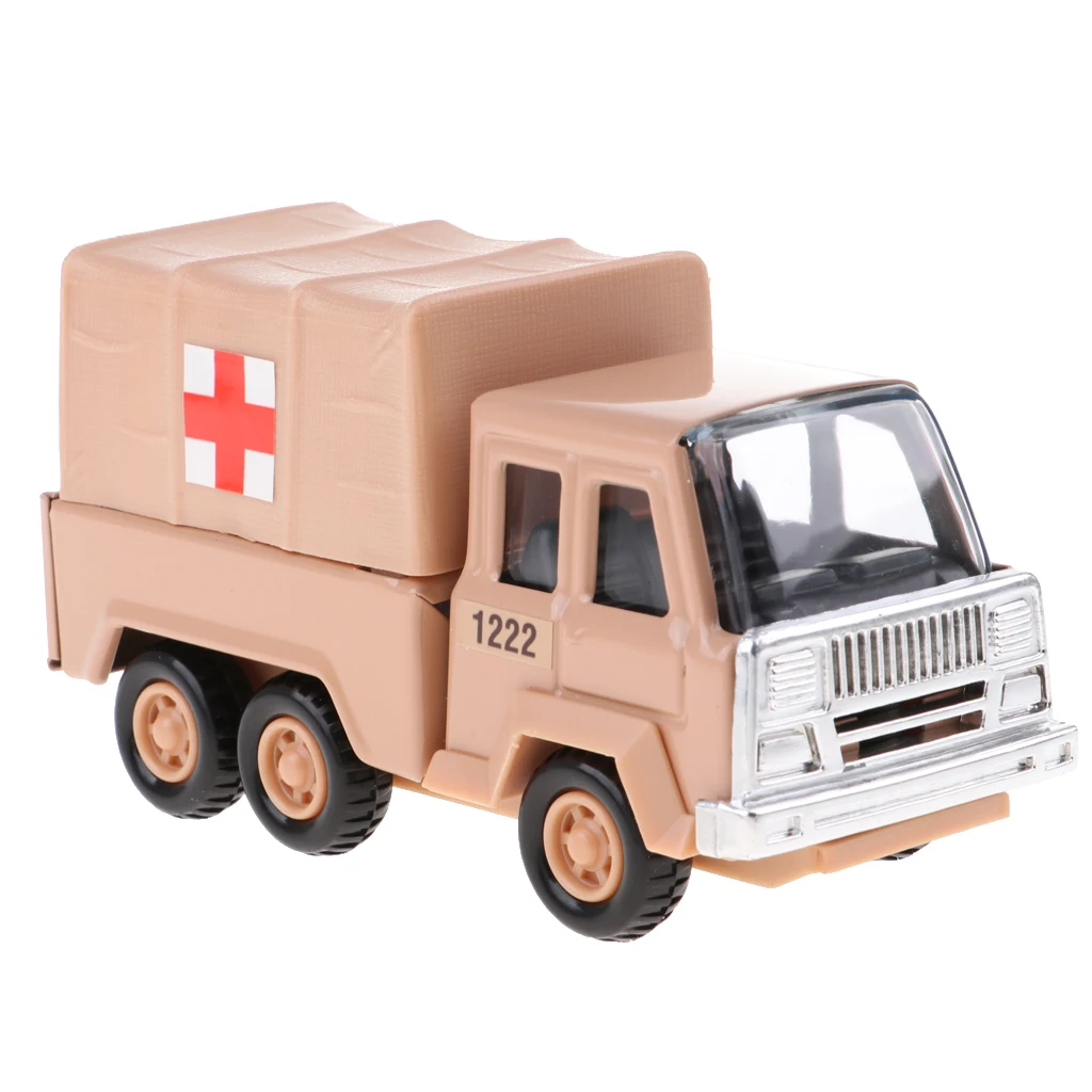 

1Pc Children Simulation Alloy Ambulance Vehicle Car Model Collectible Toy Gift