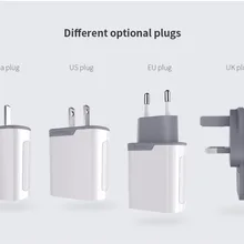 Адаптер Nillkin для быстрой зарядки 3,0 Для samsung S7, htc, Meizu, LG, Lumia, Xiaomi, sony, huawei, зарядное устройство, стандарт ЕС, США, Великобритании