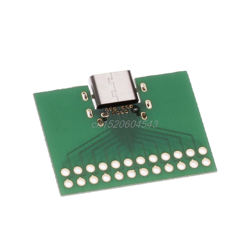

Type C Female Test Plug Socket Connector USB 3.1 Adapter SMT Type + PC Board M126 R23 Drop ship