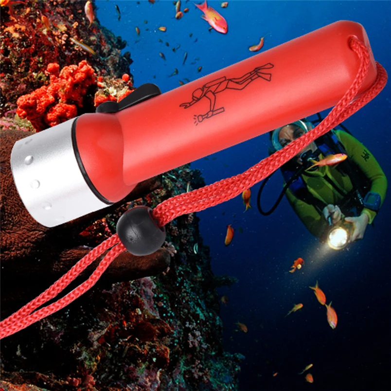 

1PC High Quality Underwater 1200LM XM-L T6 LED Diving Flashlight Torch Lamp Light Waterproof AA Free Shipping F#N21