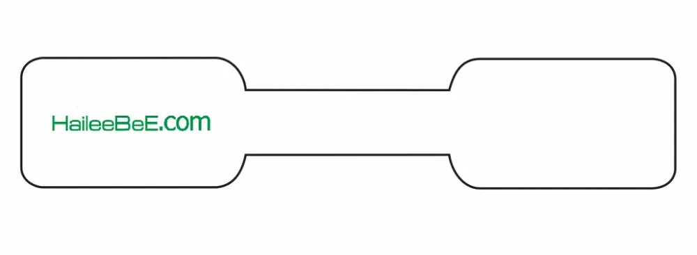 1,2x6 см белая бумага дисплей ювелирных изделий этикетки для карточек кольцо стикер Hangtag 1000 шт./лот пустые бумажные бирки с ценами упаковка H009