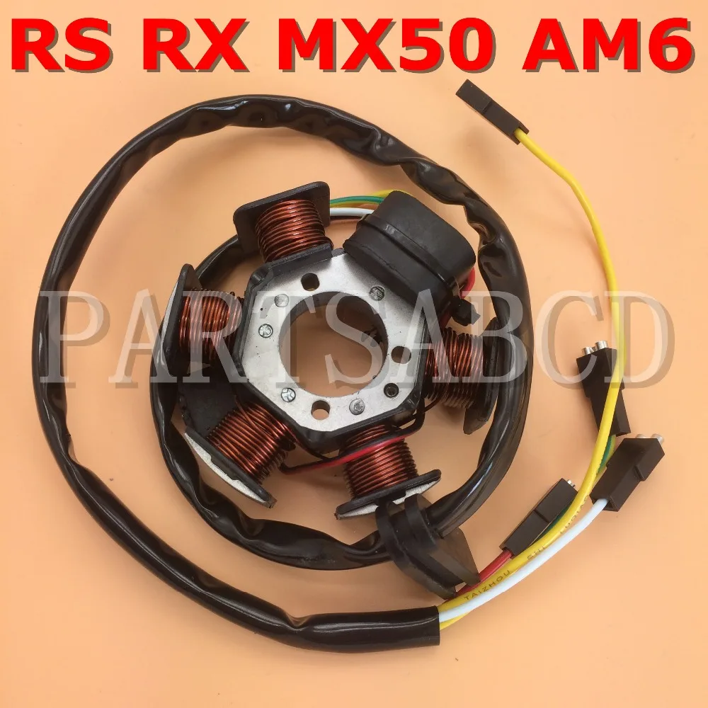 Aprilia PARTSABCD RS50 RX50 MX50 RS RX MX 50 Tuono AM6 Pelat Stator  Generator Alternator|stator plate|alternator statorstator parts - AliExpress