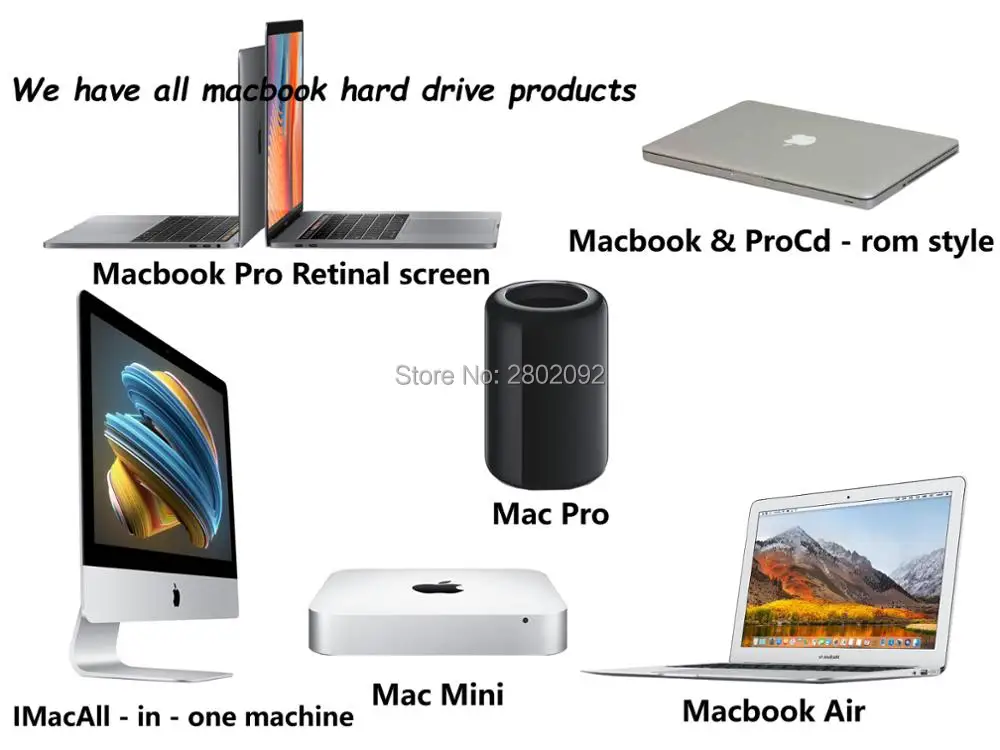  Neue 1024GB 1TB SSD Für 2012 Macbook Air A1465 A1466 SOLID STATE DISK Md231 md232 md223 md224 hard 